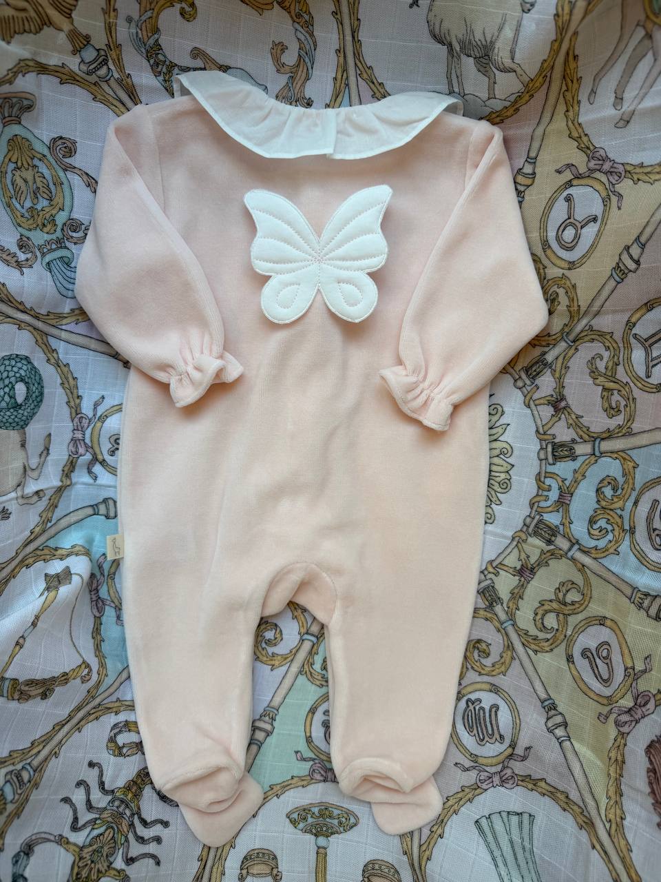 Tutina CINIGLIA Butterfly Pesca  Baby gi