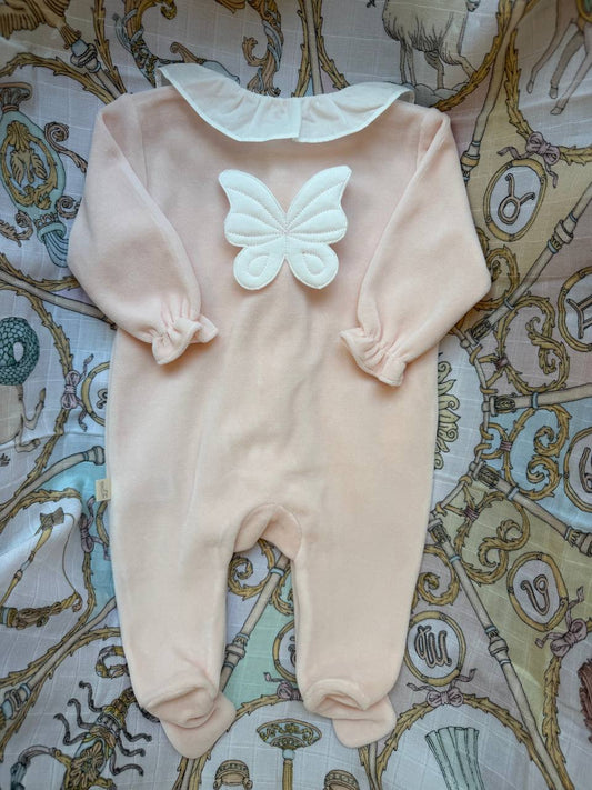 Tutina CINIGLIA Butterfly Pesca  Baby gi