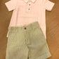 Completo polo Jo Milano e shorts righe boboli
