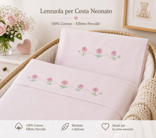 Lenzuolina CULLA ROSA PAPPA& LATTE