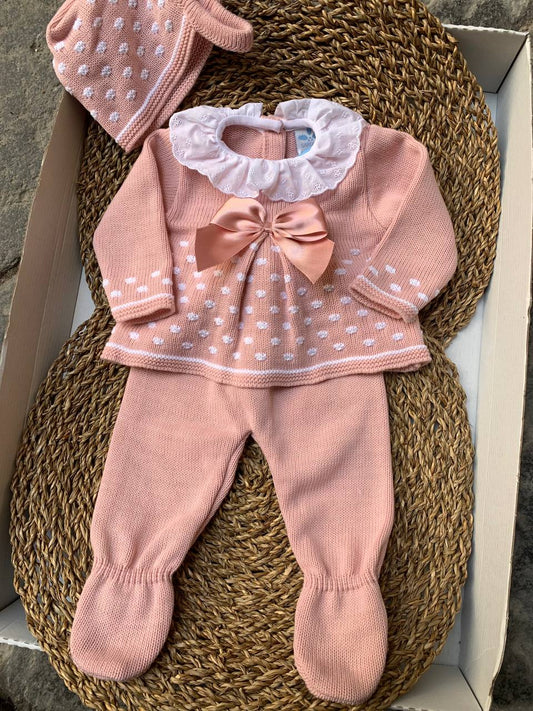 Tutina spezzata POIS ROSA SARDON