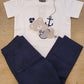 Completo t-shirt orsetto e pantalone