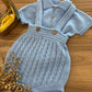 PAGLIACCETTO TRECCE CELESTE WEDOBLE