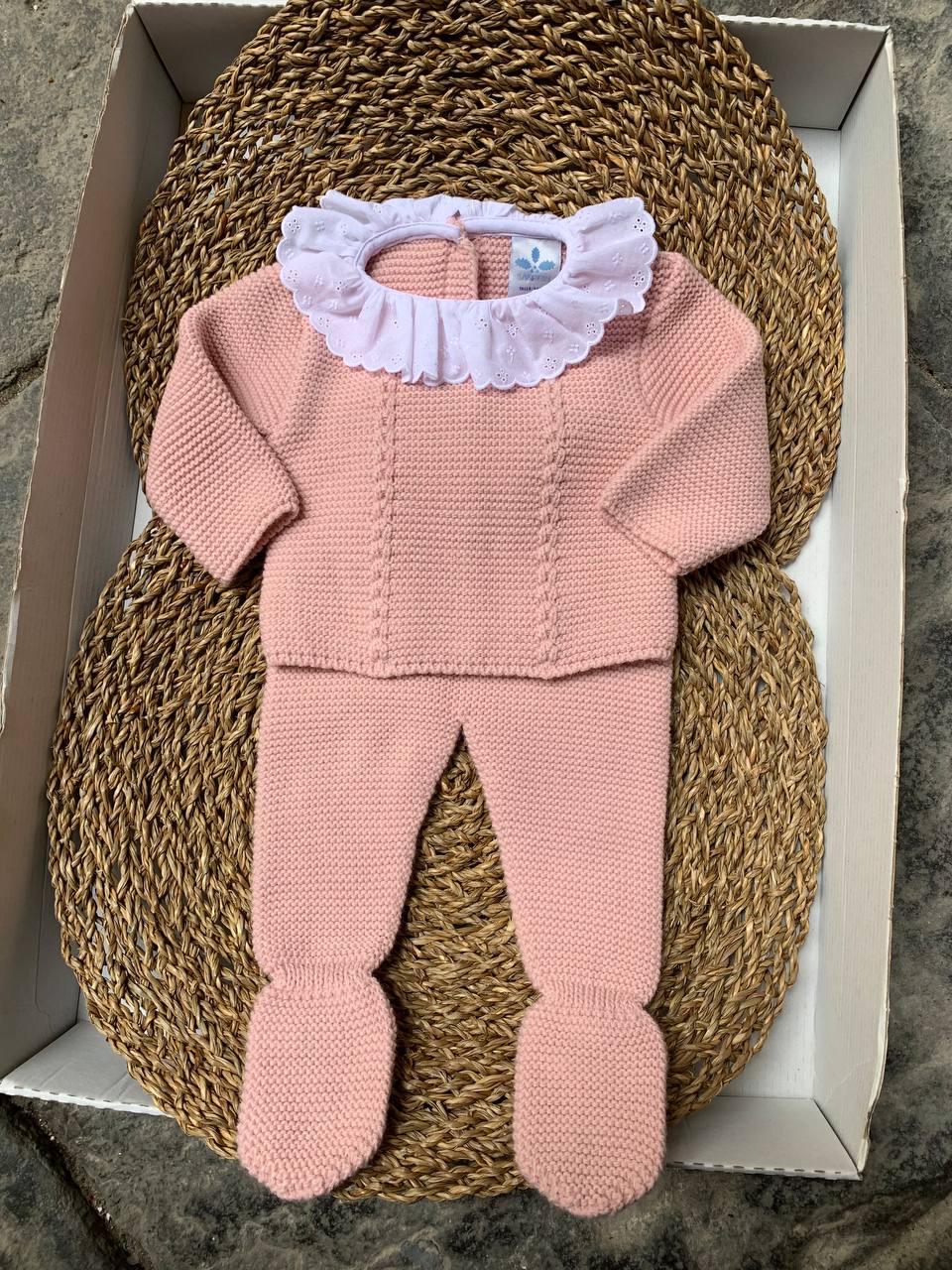 Tutina spezzata TRECCIA ROSA SARDON