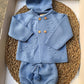 PAGLIACCETTO CELESTE POIS BABY FASHION