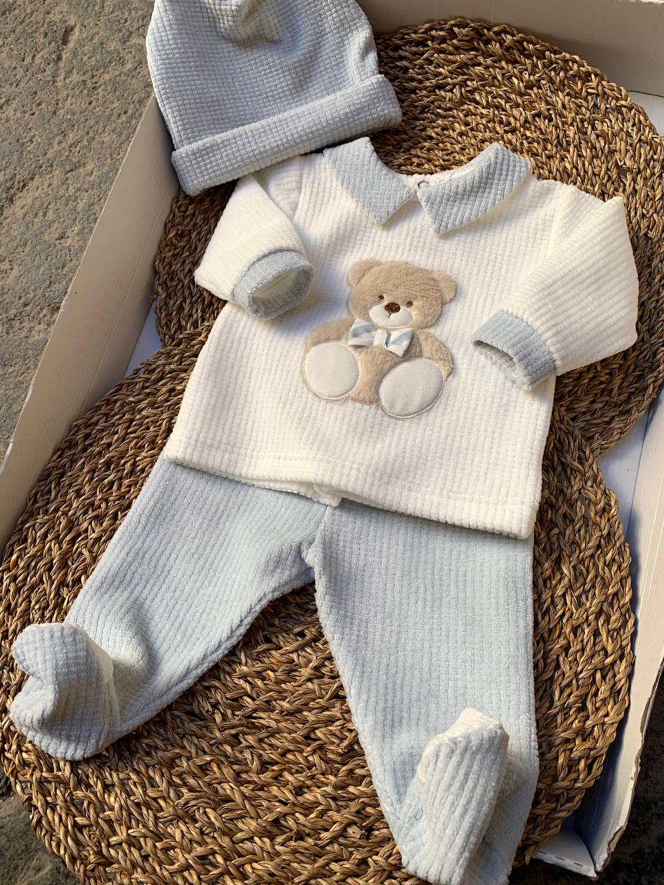 Tutina spezzata ORSETTO PANNA E POLVERE TETO E TATTA