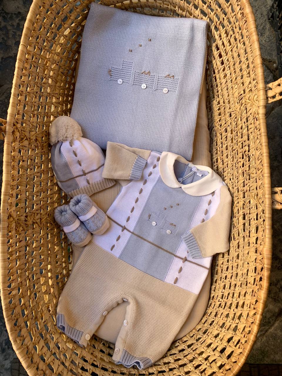 Coordinato Cielo BEIGE E LATTE TRENINO