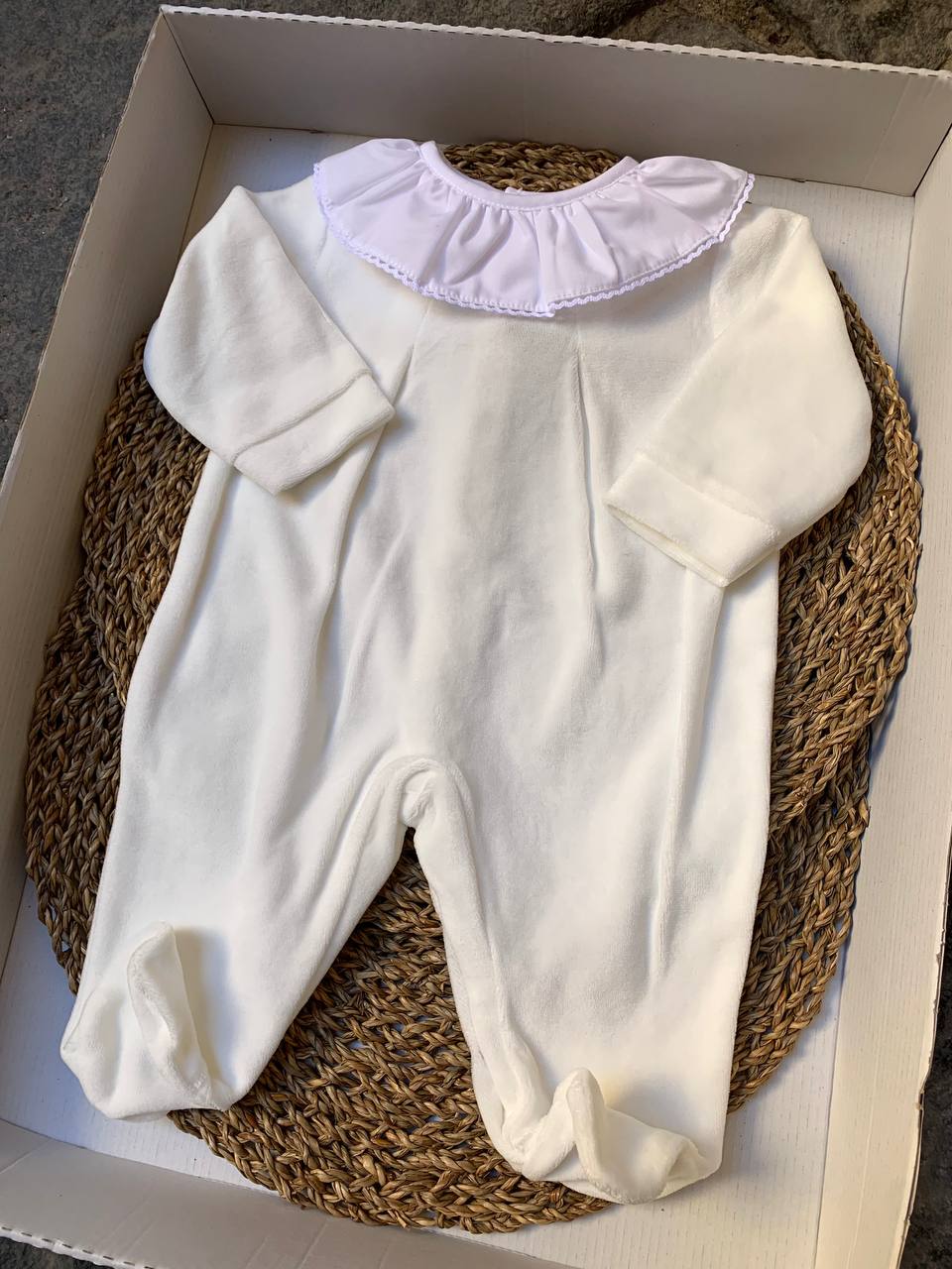 Tutina con COLLO ROUGE PANNA BABY FASHION