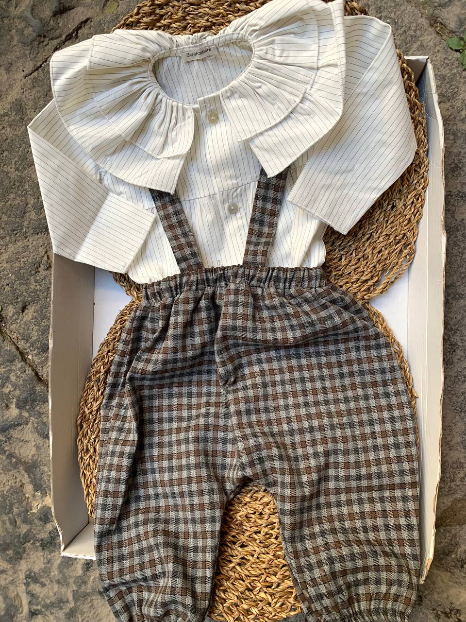 SALOPETTE E CAMICIA TERESA ZEROAMPERE