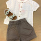 Completo camicia e shorts BOBOLI