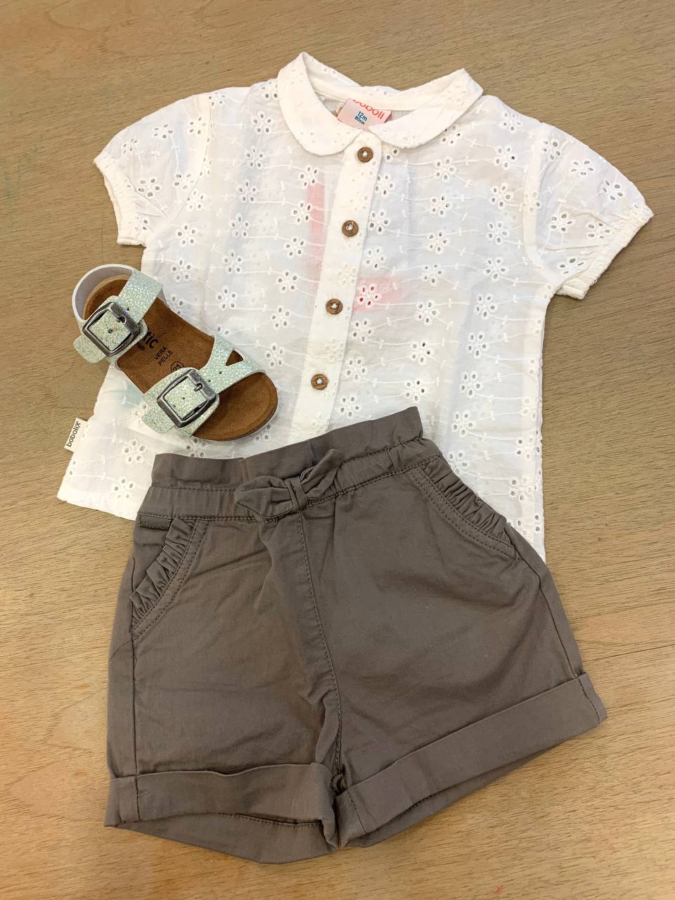 Completo camicia e shorts BOBOLI