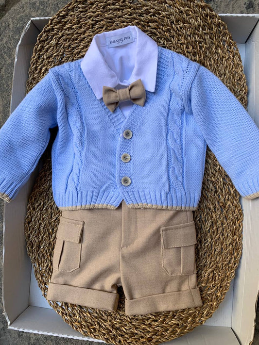Coordinato CIELO E BEIGE EMANUEL PRIS