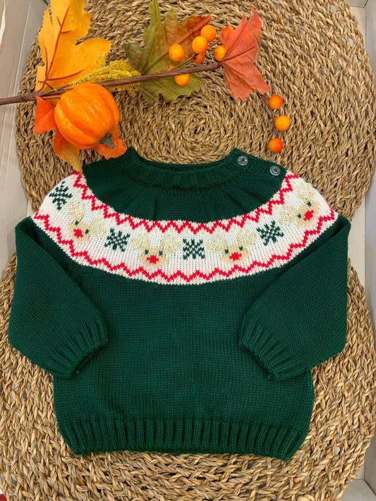 Maglioncino RENNE VERDE SARDON