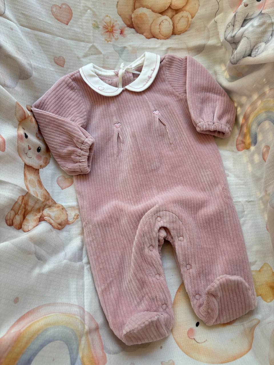 Tutina CINIGLIA ROSA CUORICINI MINIBANDA