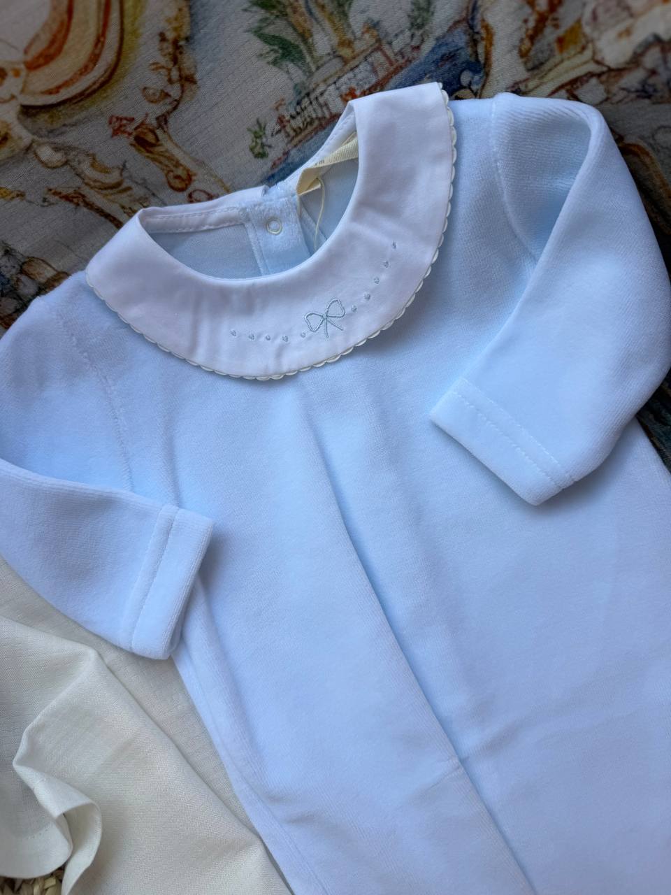 Tutina CINIGLIA FIOCCO CELESTE BABY GI