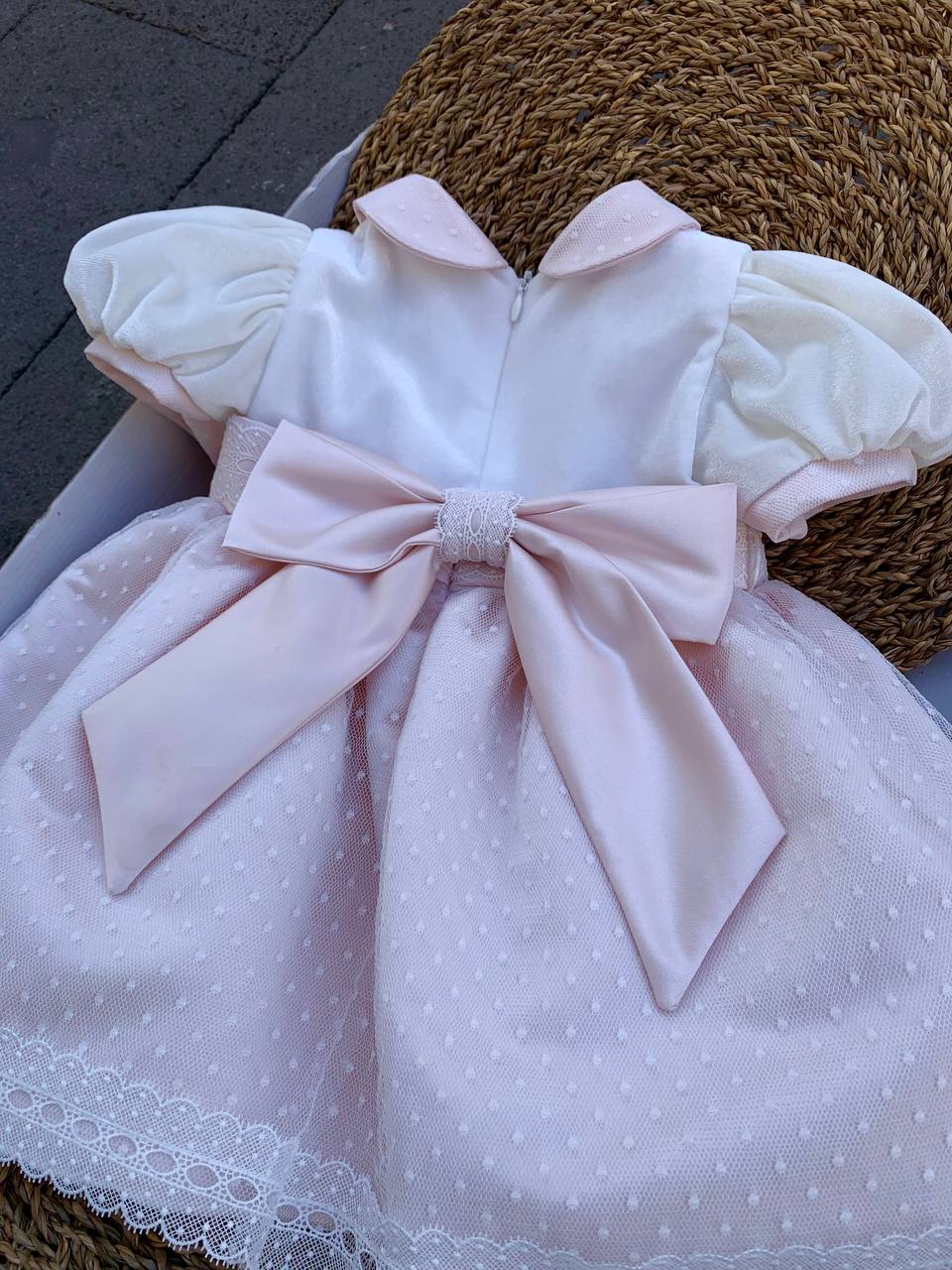 Abito VELLUTO SETA E ROSA GUGU GAGA
