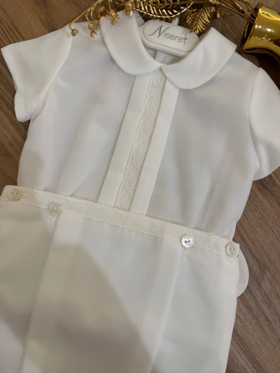 Abito Battesimale BIANCO NISERET