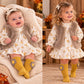 Abitino CON GILET FIORI MINIBANDA