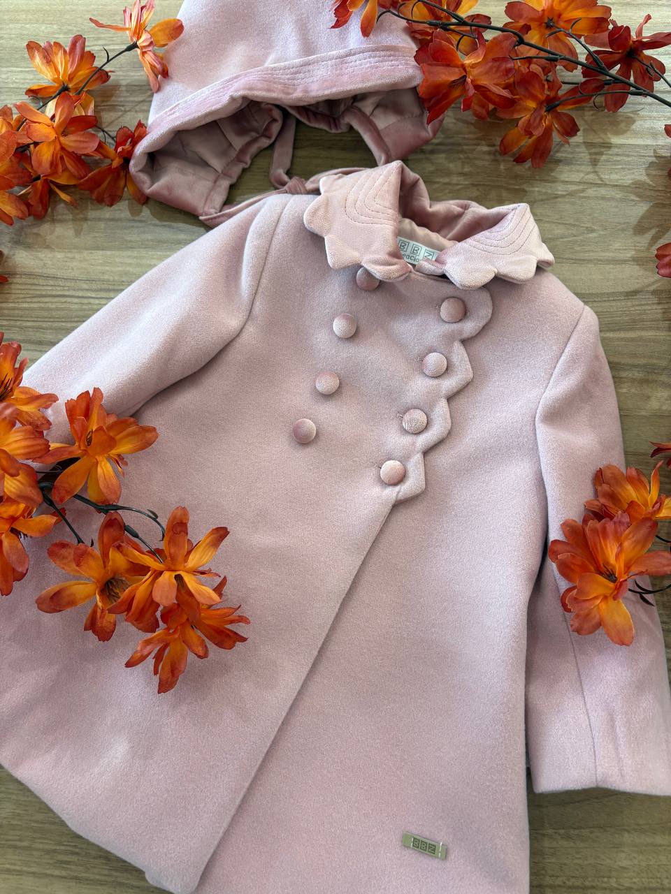 Cappotto CON CUFFIA ROSA