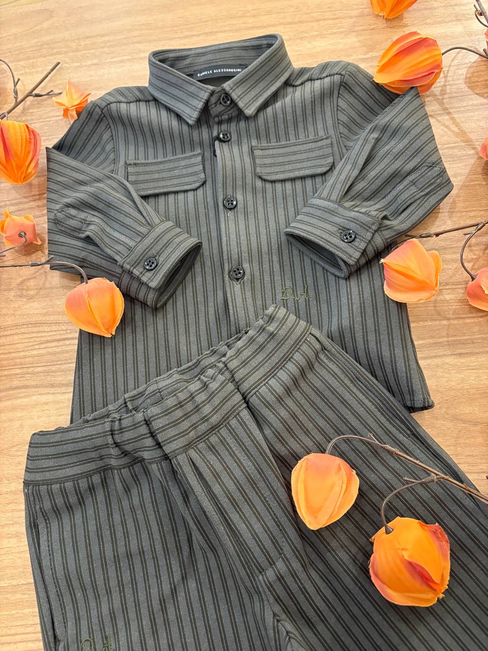 Camicia e PANTALONE A RIGHE DANIELE ALESSANDRINI