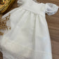Abito Battesimale bianco BALZE RICAMATE NISERET