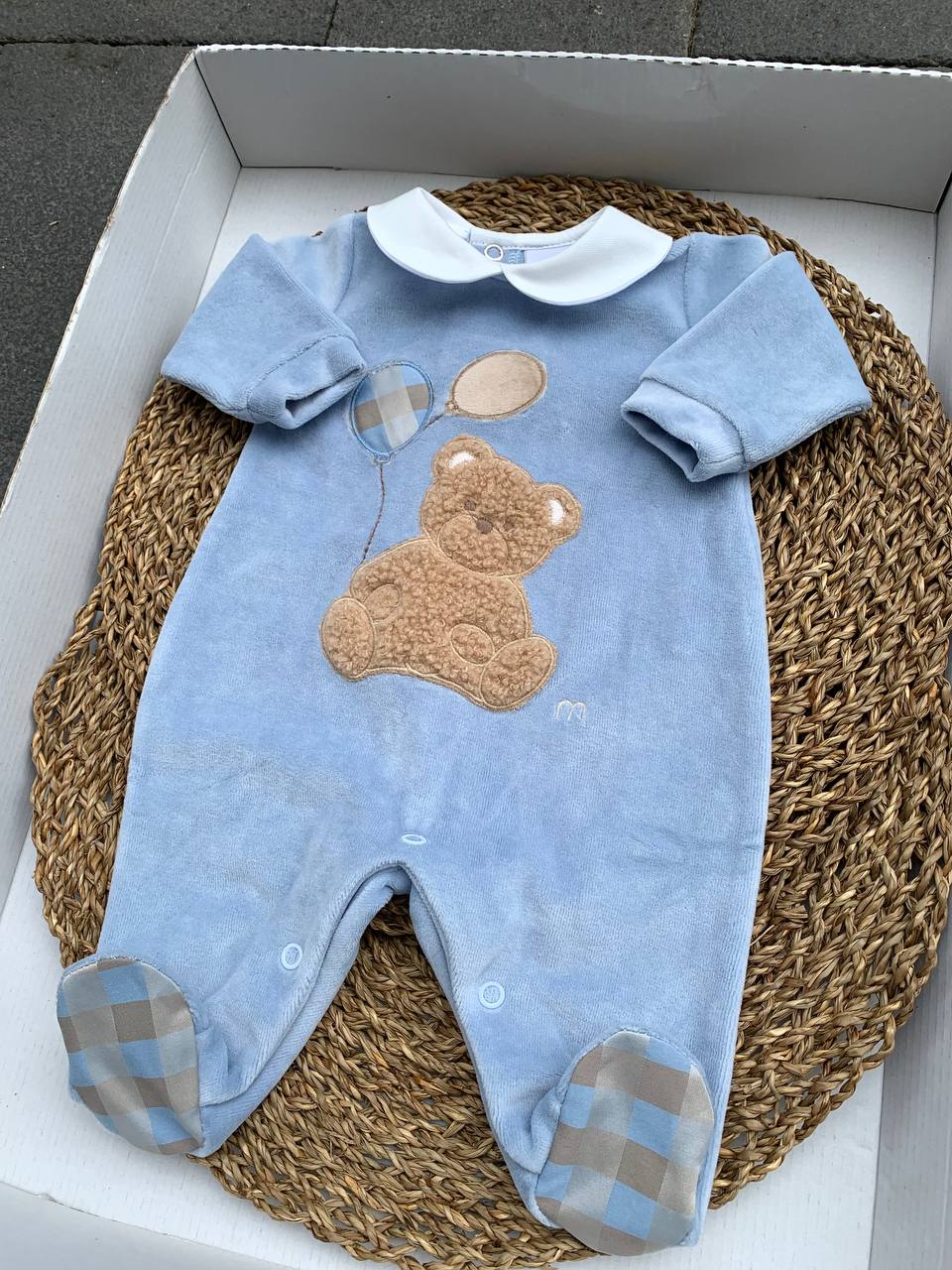 Tutina Teddy CIELO/TABACCO MARLÙ