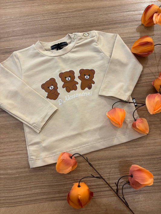T-shirt ORSETTI BEIGE DANIELE ALESSANDRINI