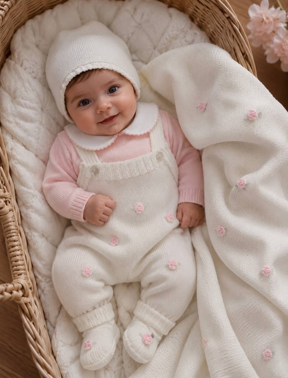 Coordinato SALOPETTE "ROSELLINE"BABY LORD