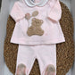 Tutina spezzata TEDDY ROSA/TABACCO MARLÙ