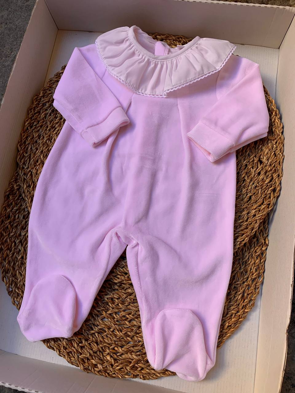 Tutina con collo ROUGE ROSA BABY FASHION