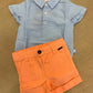 Completo camicia e shorts BOBOLI