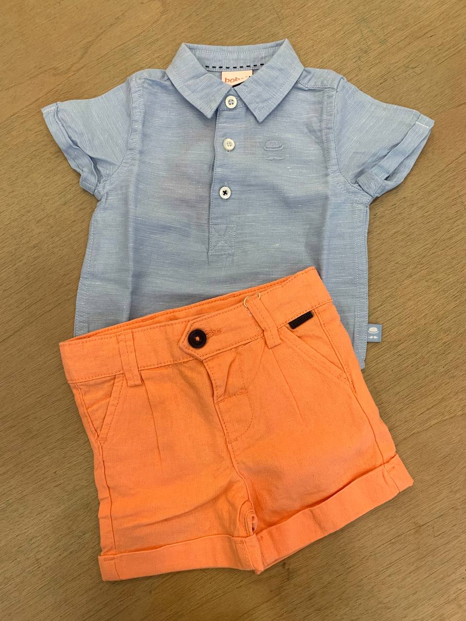 Completo camicia e shorts BOBOLI