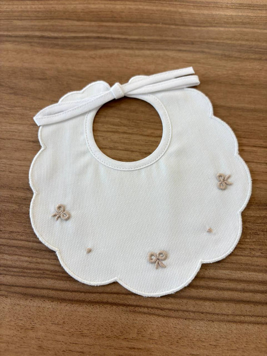 BAVETTA CON FIOCCHI BEIGE ARTIGIANBABY