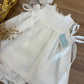 Abito Battesimale bianco CON RICAMI NISERET