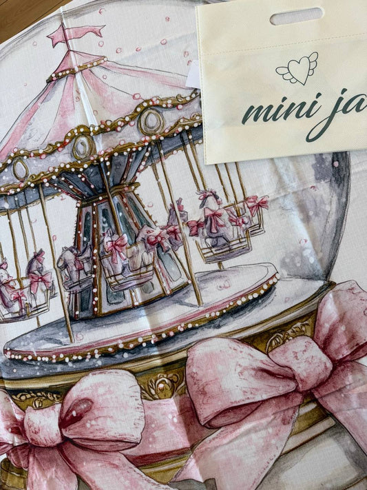 Mussola CARILLON GIOSTRA ROSA MINI JA