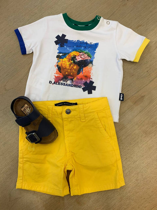 Completo Bermuda e T-shirt PAPPAGALLO
