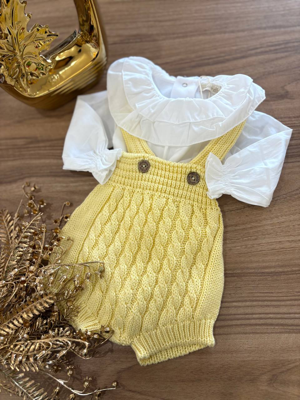 PAGLIACCETTO GIALLO TRECCE WEDOBLE