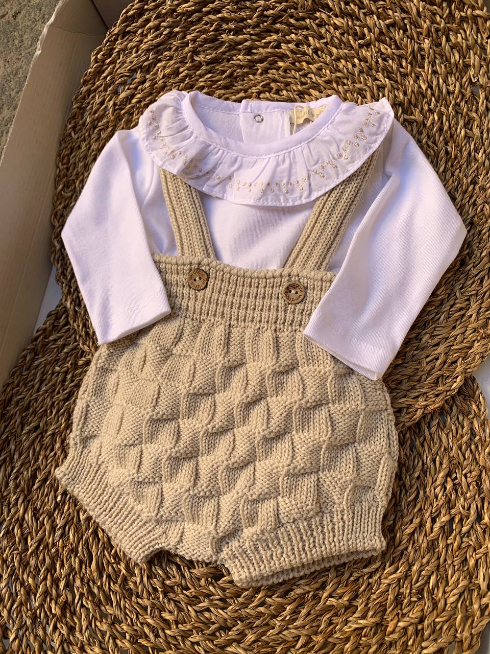 Salopette beige WEDOBLE