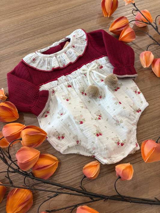 PAGLIACCETTO BORDEAUX KOALA BABY FASHION