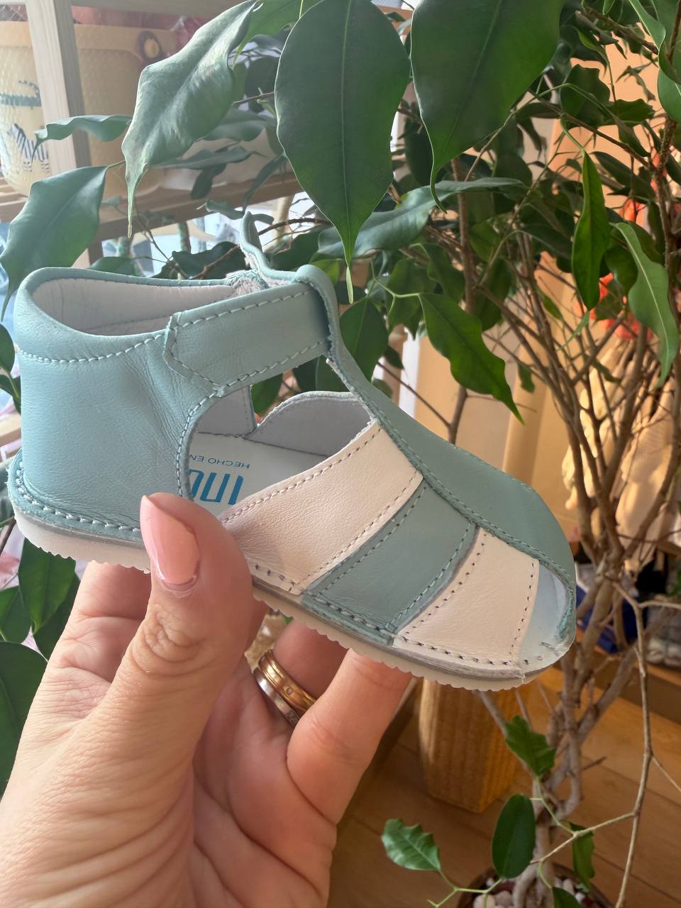 Sandali RAGNETTO VERDE ACQUA INDICE