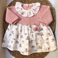 Abitino Safari rosa BABY FASHION