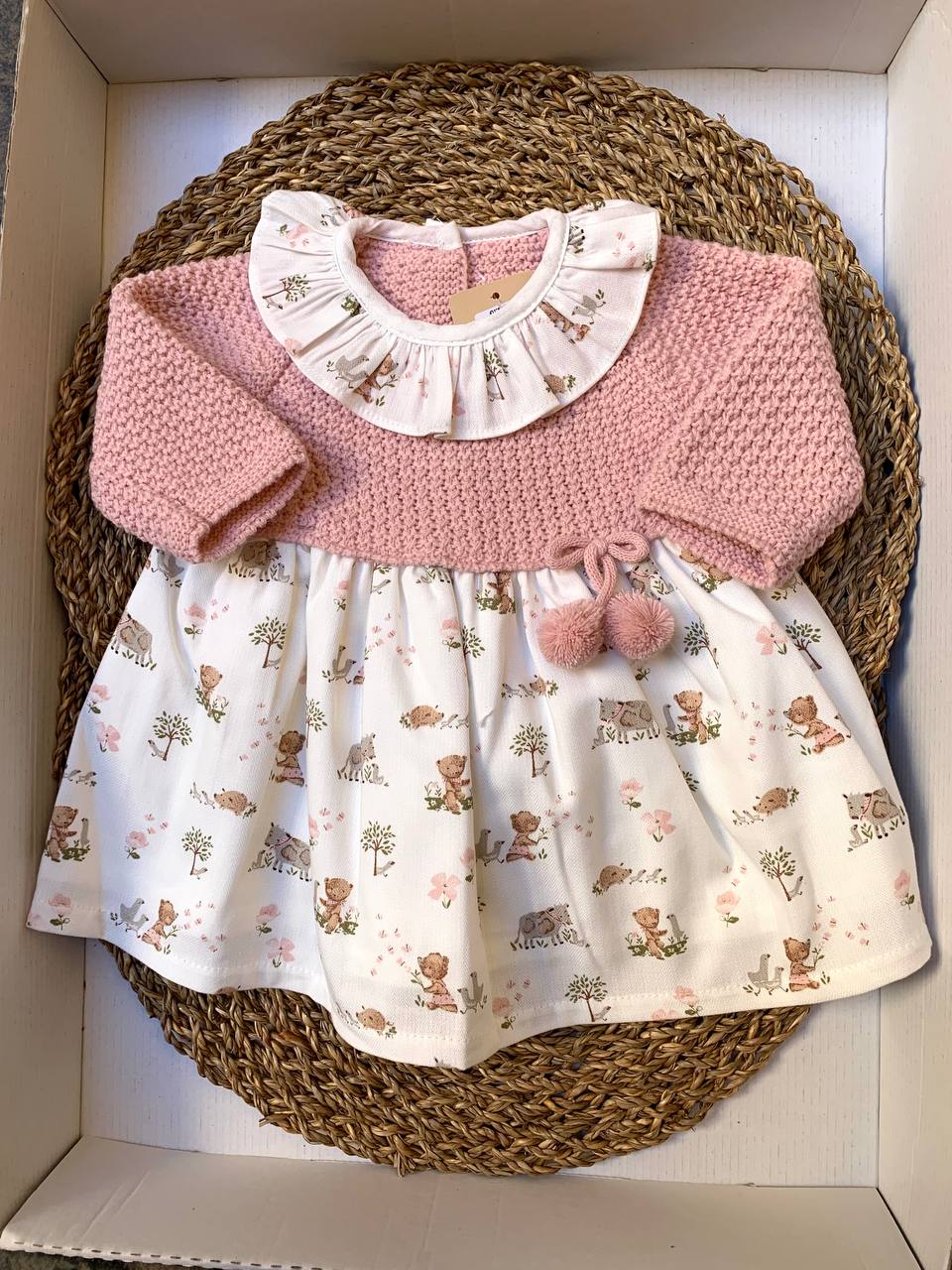 Abitino Safari rosa BABY FASHION