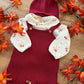 PAGLIACCETTO CON CAPPELLINO BORDEAUX KOALA BABY FASHION