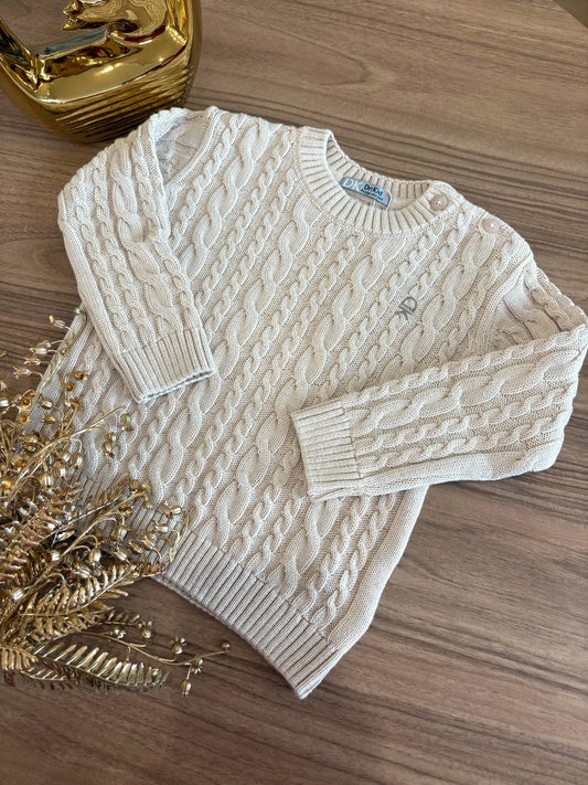 Maglioncino TRECCIA BEIGE DR KID