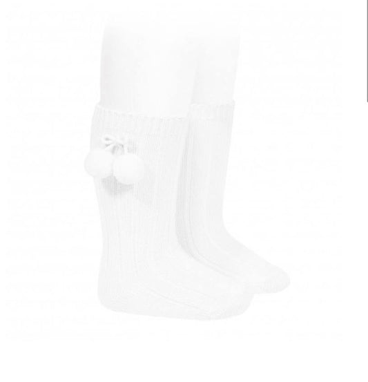 Calzini condor PON PON BIANCO