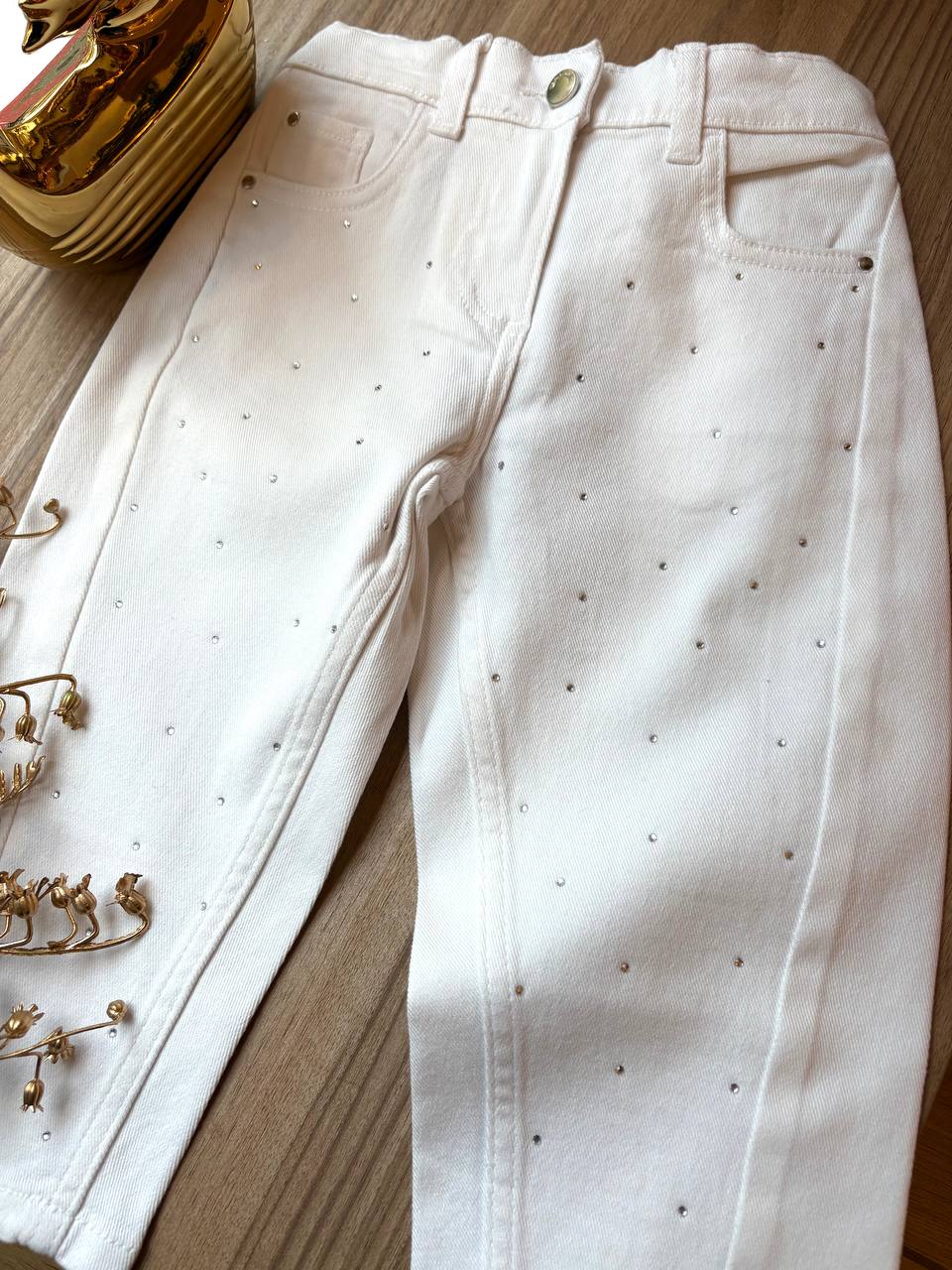 Jeans BIANCO BRILLANTINI SARABANDA