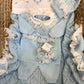 Coordinato Pizzo Azzurro Bebè di Almy