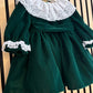 Abito VERDE BOSCO CON PIZZO GUGU GAGA