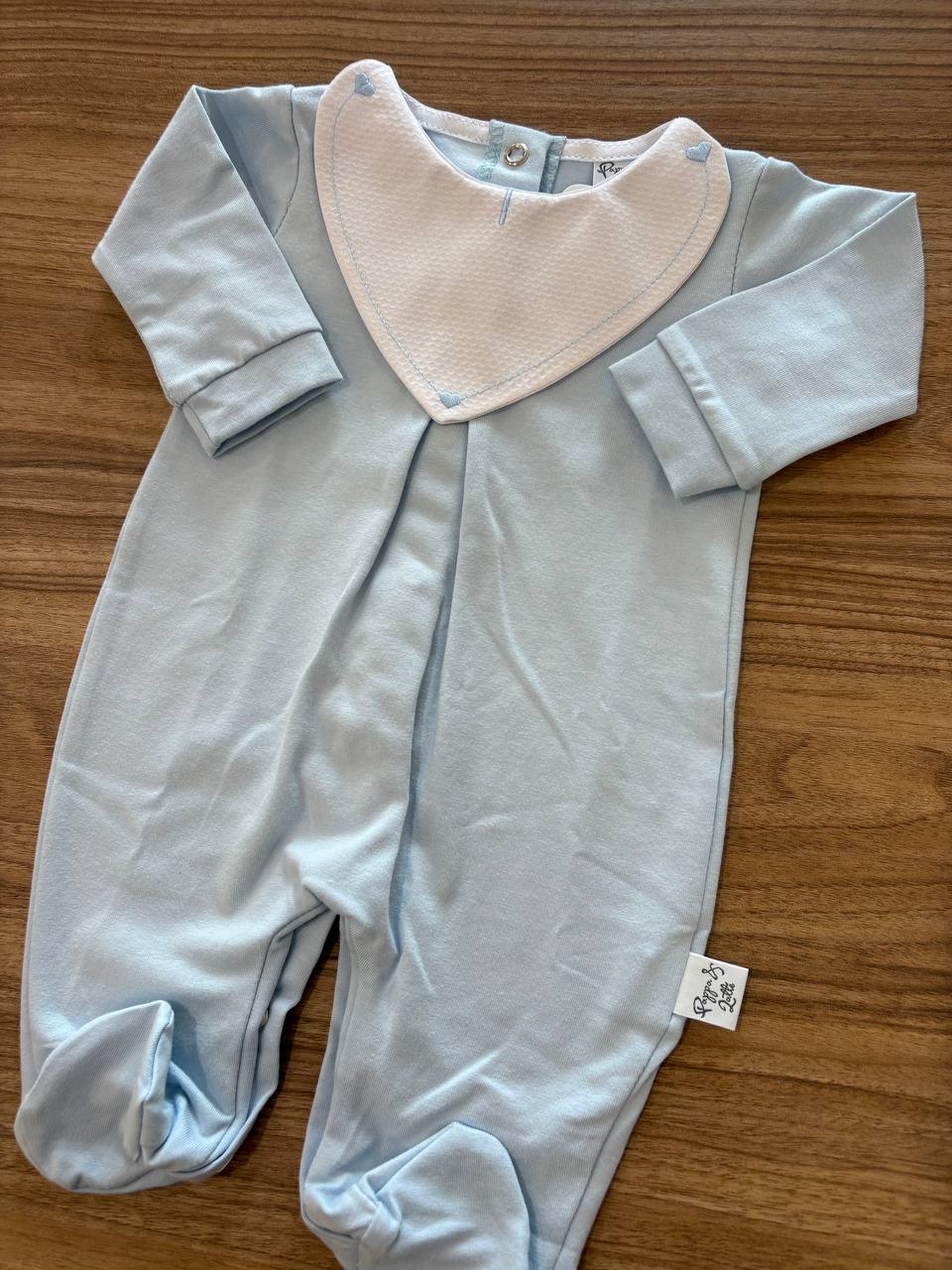 Tutina CIELO BAVERO A CUORE PAPPA&LATTE
