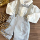 PAGLIACCETTO CON BRETELLE PANNA&POLVERE TETO E TATTA